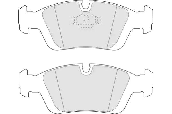 Комплект тормозных колодок, дисковый тормоз арт: DURON DBP210725