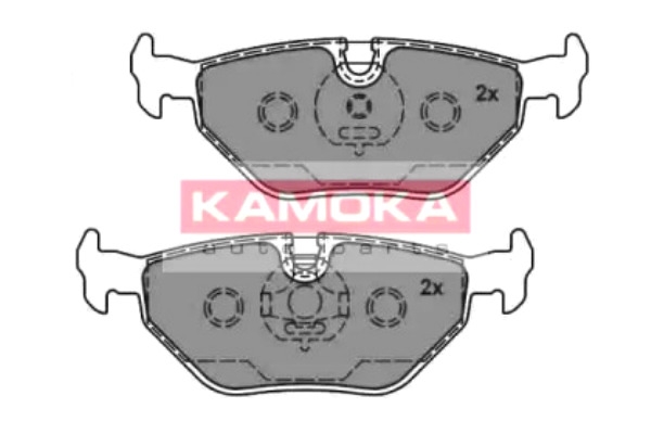 Комплект тормозных колодок, дисковый тормоз арт: KAMOKA JQ1013870