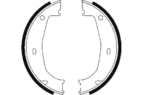 Комплект тормозных колодок, стояночная тормозная система арт: JURID 362375J
