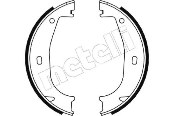 Комплект тормозных колодок, стояночная тормозная система арт: METELLI 53-0016