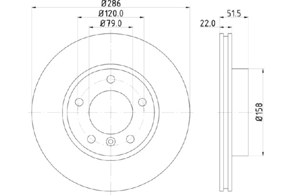 Тормозной диск арт: MINTEX MDC624C