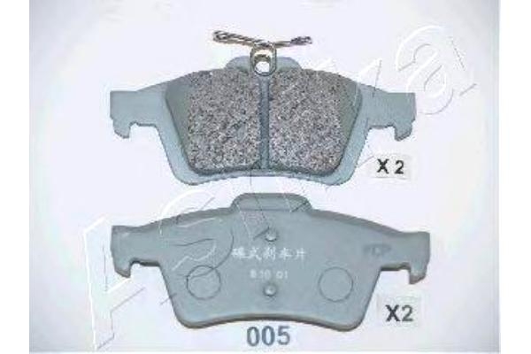 Комплект тормозных колодок, дисковый тормоз арт: ASHIKA 51-00-005