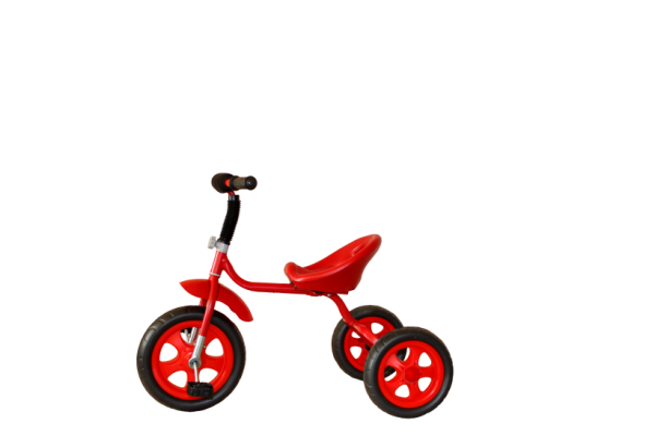Велосипед трехколесный Galaxy Лучик Малют 4, с ручкой, колеса из ЭВА (красный)