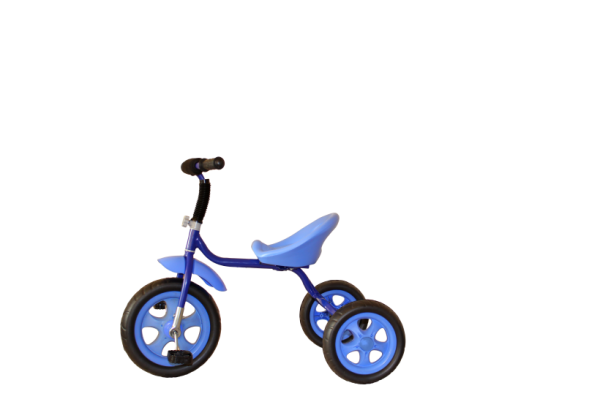 Велосипед трехколесный Galaxy Лучик Малют 4, с ручкой, колеса из ЭВА (синий)