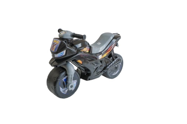 Мотоцикл-каталка Орион 2-х колесный в пакете черный арт.501