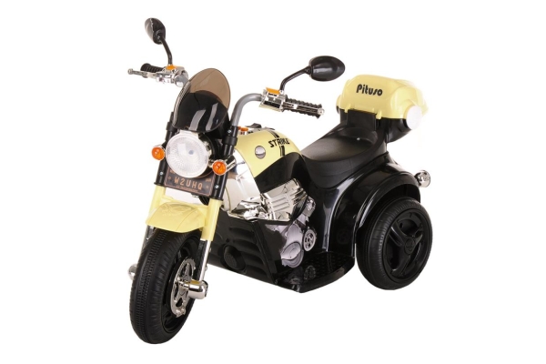 Электромотоцикл Pituso, 6V/4Ah*1, колеса пластик, 90х43х54 см черно-бежевый арт.MD-1188