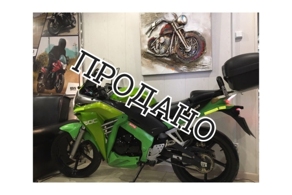  Мотоцикл Racer RC300CS зелёный б/у