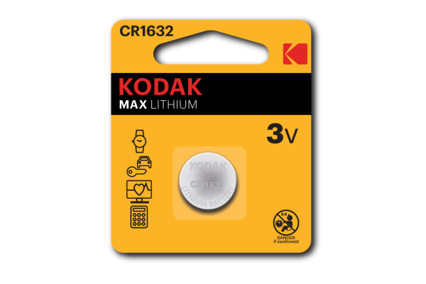 Батарейка CR 1632-1BL KODAK MAX (1шт)