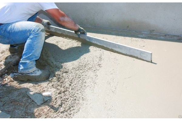 Устройство стяжки цементной смесью от 5 см до 10 см