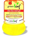 Гель для умывания и скраб Green Leaf Aloe Face Wash Gel.