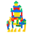 Конструктор напольный детский из дерева. Модель «Строитель» (78 элементов)