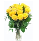 Букет 15 желтых роз с доставкой