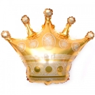 Фольгированный шар «Золотая корона»