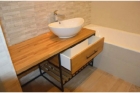 Мебель лофт для ванной на заказ