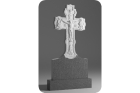 Каменный крест на могилу