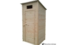 Дачный туалет деревянный 1х1