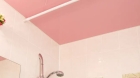 Глянцевый потолок в ванную 4,5 м2