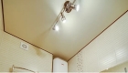 Сатиновый потолок в ванную 5,7 м2