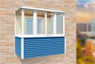 Остекление балкона в панельном доме (рассрочка)