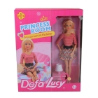 Набор с куклой Defa Lucy Уютная спальня 29см, кровать, с аксессуарами