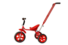 Велосипед трехколесный Galaxy Лучик Малют 3, с ручкой, колеса из ЭВА (красный)