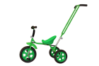 Велосипед трехколесный Galaxy Лучик Малют 3, с ручкой, колеса из ЭВА (зеленый)