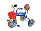 Велосипед 3-х колесный Чижик синий без ручки с клаксоном металлические колеса