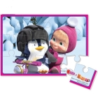 Vladi-Toys 3205-31 Пазлы на магните &quot;Маша и пингвин&quot;