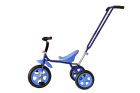 Велосипед трехколесный Galaxy Лучик Малют 3, с ручкой, колеса из ЭВА (синий)