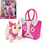 Chi-Chi Love 5897403 Чихуахуа плюшевая собачка 20см с розовой сумкой