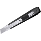 Нож канцелярский 18мм Berlingo "Hyper", auto-lock, металл. направл., черный, европодвес