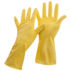 Перчатки резиновые хозяйственные OfficeClean Универсальные, р.S, желтые, пакет с европодвесом