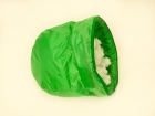 Мешок с обручем для сбора мячиков зеленый
