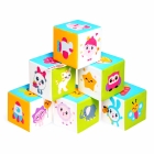 Кубики Малышарики Предметики, 6 штук Мякиши