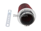 Фильтр воздушный Pro.Sport Компакт (закрытый)110x130, красный/хром (D=70) RS-20402 Chrome
