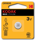 Батарейка CR 1620-1BL KODAK MAX (1шт)