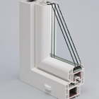 Пластиковое трехстворчатое окно Rehau Brillant-Design