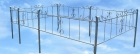 Металлическая ограда «Лира» 