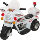 Детский мотоцикл (на аккумуляторе, свет, звук), белый TR991